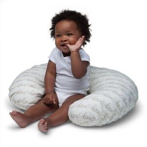 VGUC- Boppy Pillow w/Love Pillowcase